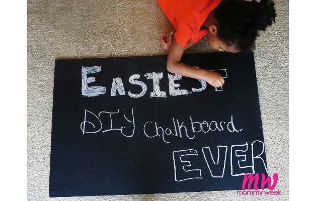 Easiest DIY Chalkboard Ever