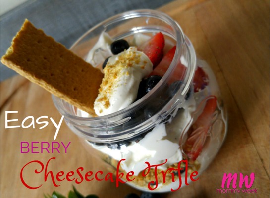 Easy Berry Cheesecake Trifle