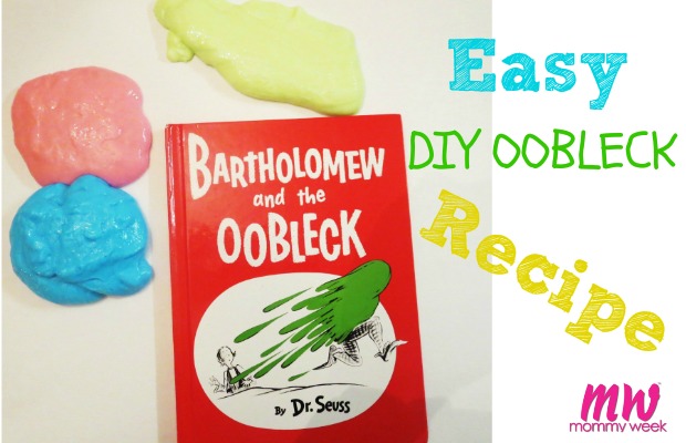 Easy Diy Oobleck Recipe Mommy Week