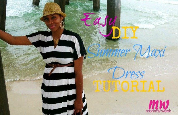 Easy DIY Summer Maxi Dress Tutorial