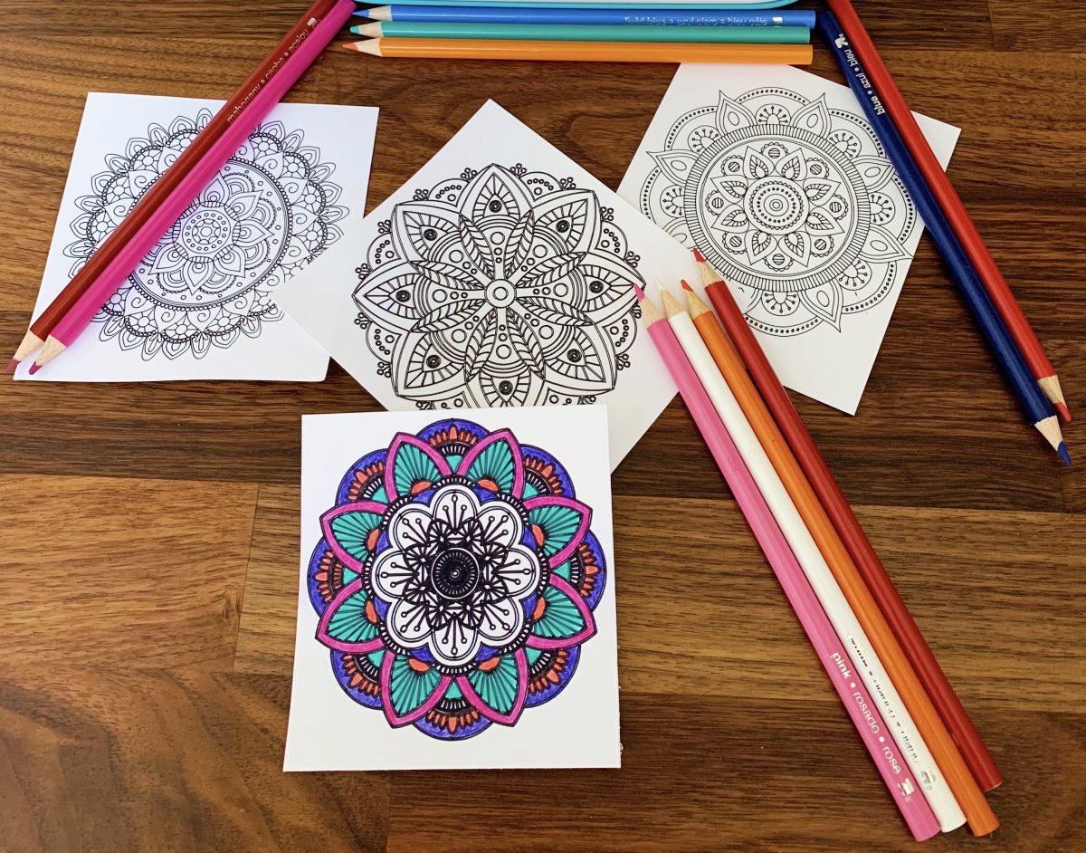 How to Make Easy Mandala Coloring Pages with Cricut - Mommy Week™